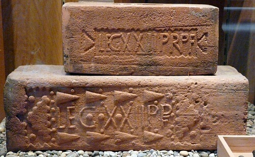 Stamp marks of Roman legions